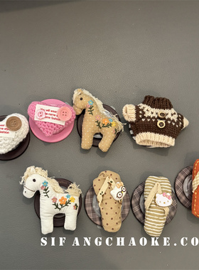 磁吸支架鞋子爱心适用手机壳磁吸壳通用伸缩创意挂饰