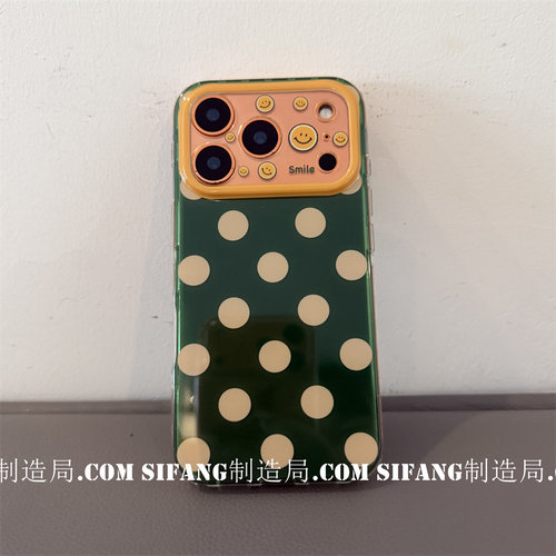 波点夏季彩色适用iPhone17ProMax手机壳16/16Pro套16PM壳百搭17/17P壳