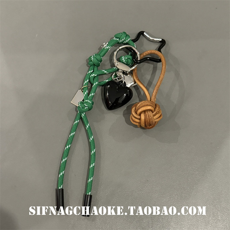 球球自制编织绿色登山手绳创意包包钥匙扣airpods相机挂链手机链,节庆用品/礼品,钥匙扣,淘宝优惠券,粉丝福利购,淘宝优惠卷