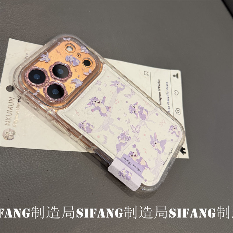 紫色小兔子卡通适用iPhone17Promax手机壳16/15/14Pro套个性16ProMax壳个性,3C数码配件,手机保护套/壳,淘宝优惠券,粉丝福利购,淘宝优惠卷