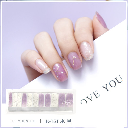 显白夏季指甲贴纸美甲贴纸