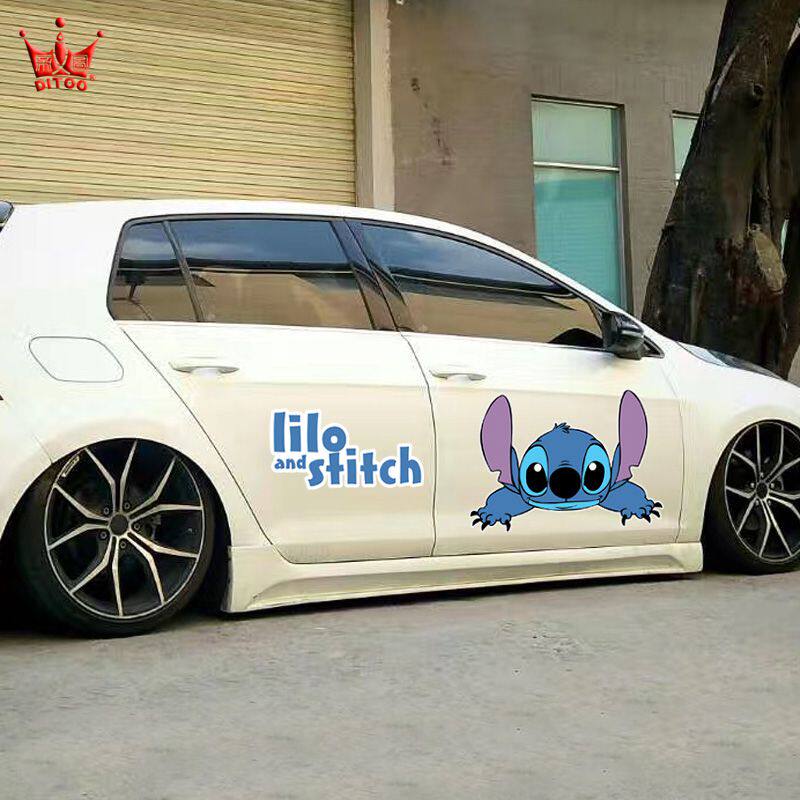 两侧史迪奇车贴stitch动漫卡通