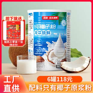 南国纯椰子粉360g正宗海南特产椰浆椰汁椰奶烘焙椰奶糖水奶茶店