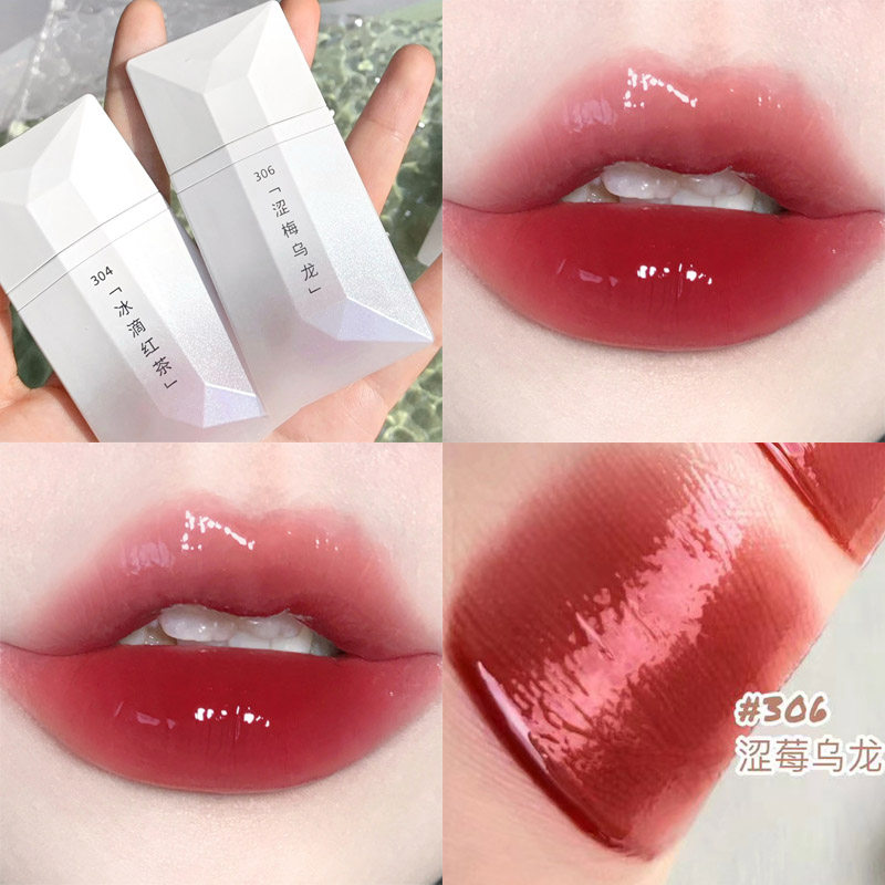 完美日记名片唇釉花开系列唇露赤狐红棕唇纱显白口红正品