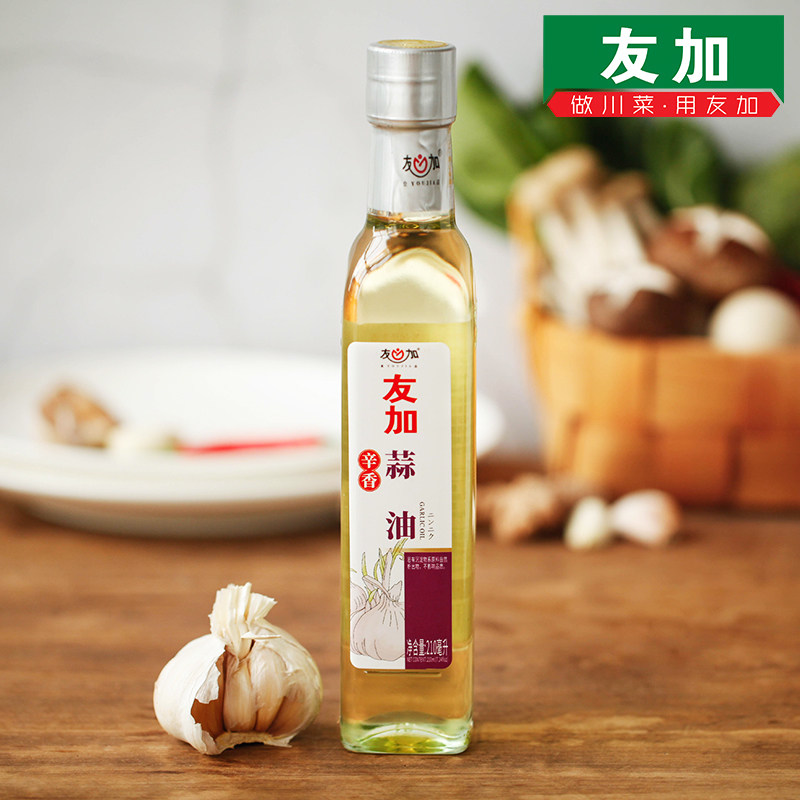 友加大蒜油210ml蒜油调味面米线凉拌菜调味油炒菜火锅蘸料去腥味