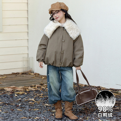 女童羽绒服冬季加厚外套绒羽服