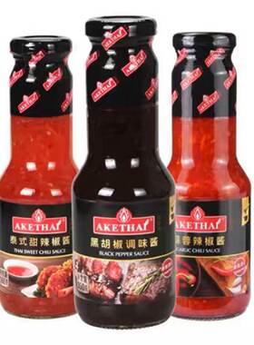 26/9/5 临期 泰国AKETHAI安奇泰黑胡椒酱350g 意大利面酱牛排酱黑