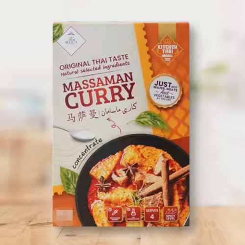 27/11/5临期 泰国吉厨泰马萨曼咖喱酱90g2人份家用速食东南亚风味