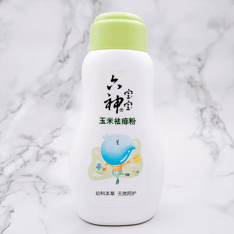 25/12/17 临期六神宝宝玉米祛痱粉120g 痱子粉爽肤粉吸汗粉清爽清