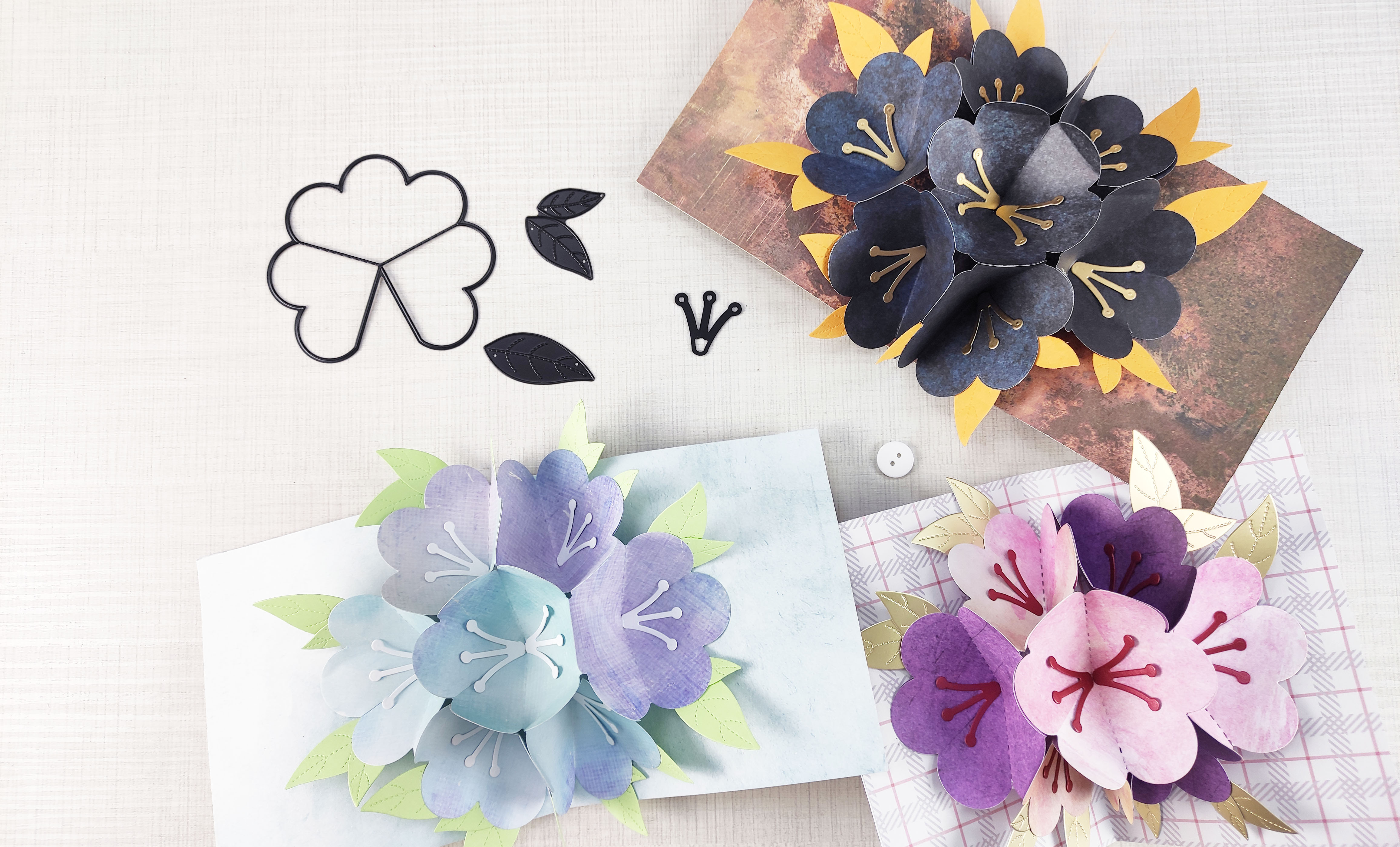 papus正品爆炸花卡母亲节