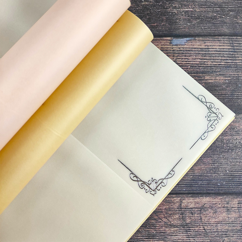 国外大牌CC手工手账素材硫酸纸烫金贺卡内页 马卡龙色纸卡纸 多用