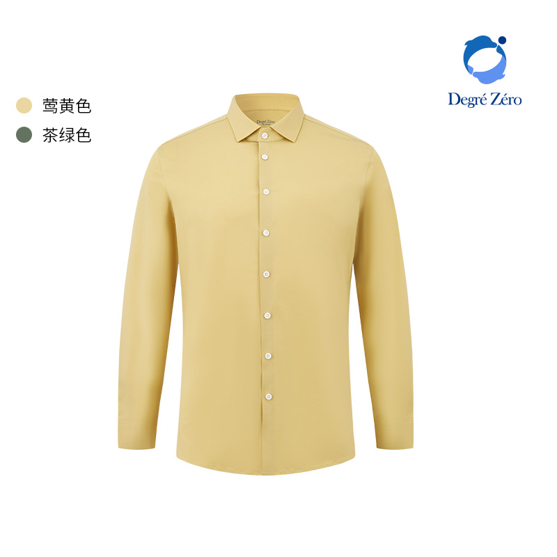 零度衬衫长袖商务休闲免烫衬衣