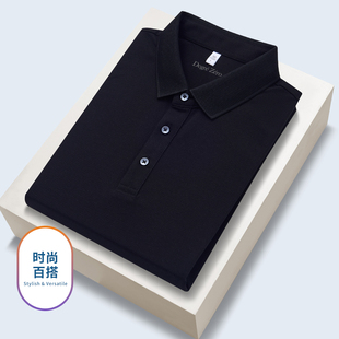 纯色商务通勤百搭翻领上衣透气舒适轻薄 POLO衫 Degre Zero短袖