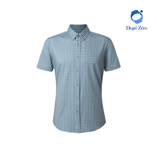 衬衫 短袖 舒适商务休闲免烫防皱垂感衬衣 Zero零度男士 Degre