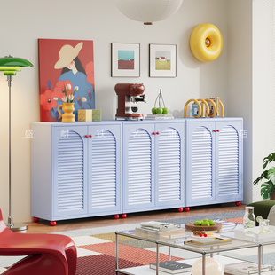 2026新款钢制书柜客厅矮柜书架带柜门防尘落地储物一体靠墙收纳柜