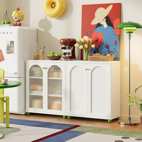 盛耐铁艺餐边柜2026新款中古风