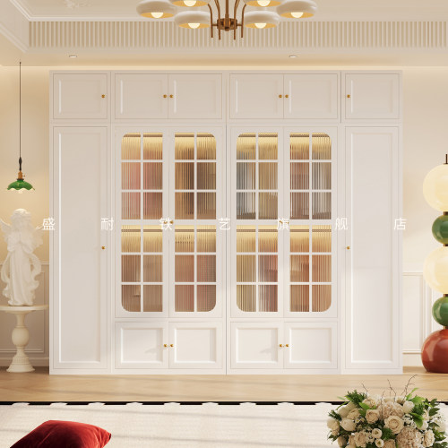 盛耐简约风儿童衣柜收纳柜铁皮柜