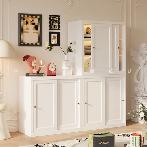 学生书柜书架铁艺推拉门