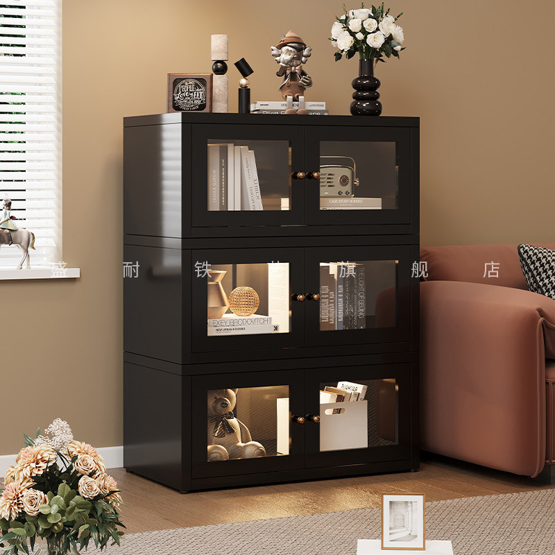 钢制书架置物架落地靠墙组合格子柜客厅幼儿园储物收纳矮家用书柜,住宅家具,书架,淘宝优惠券,粉丝福利购,淘宝优惠卷