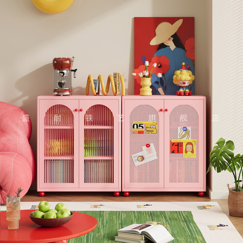 盛耐女生可移动钢制书架展示架子