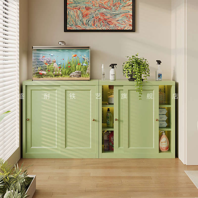 盛耐钢制推拉门阳台柜储物柜