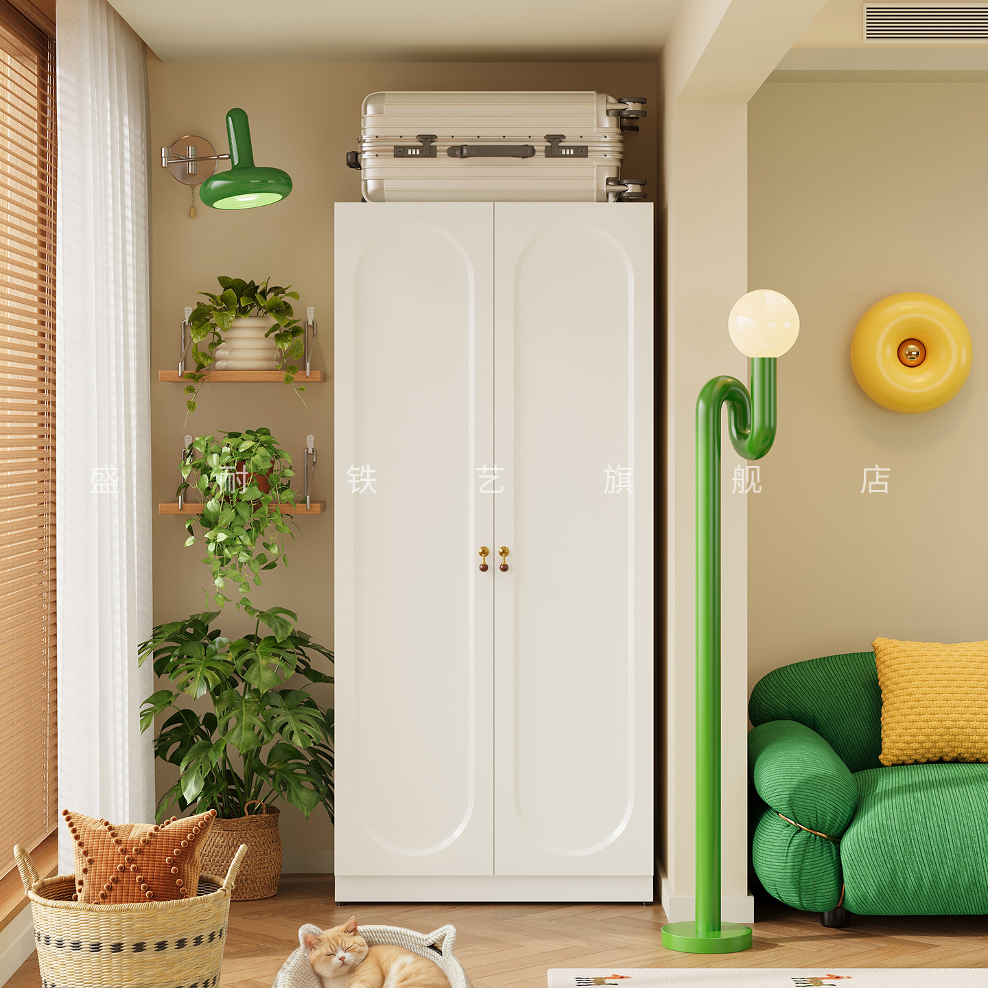 防潮钢制阳台衣柜防晒防霉多层柜