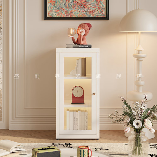 钢制小书柜书架收纳柜卧室