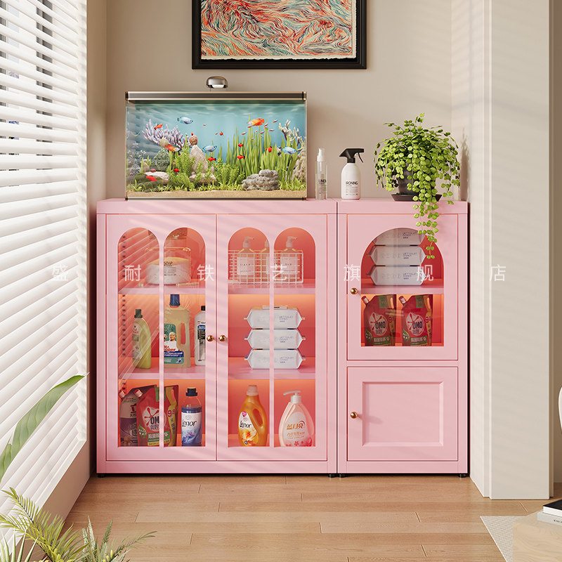 家用洗衣机置物柜钢制无甲醛落地防水防晒多层阳台柜储物柜收纳柜,住宅家具,阳台柜,淘宝优惠券,粉丝福利购,淘宝优惠卷