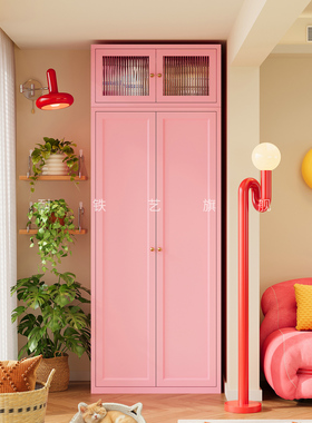 家用储物柜阳台钢制防水防晒收纳柜一体靠墙大容量收纳储物铁皮柜