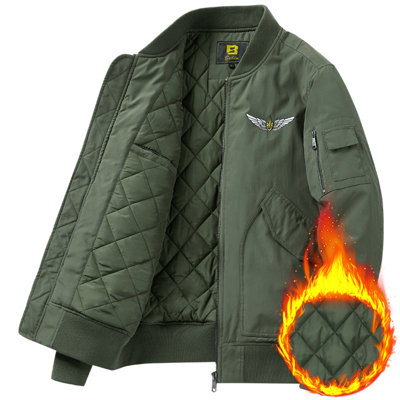 铂斌加棉加厚飞行员棉衣