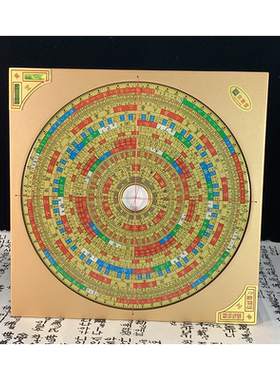 原装东定25层合金八宅新版罗经盘