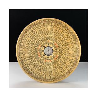 万安罗盘罗经手工木制行山盘,徽州新安汪氏罗经盘三合8.5英寸21层