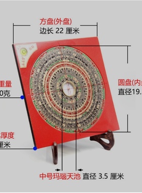 集易堂金刚板罗盘玄空飞星