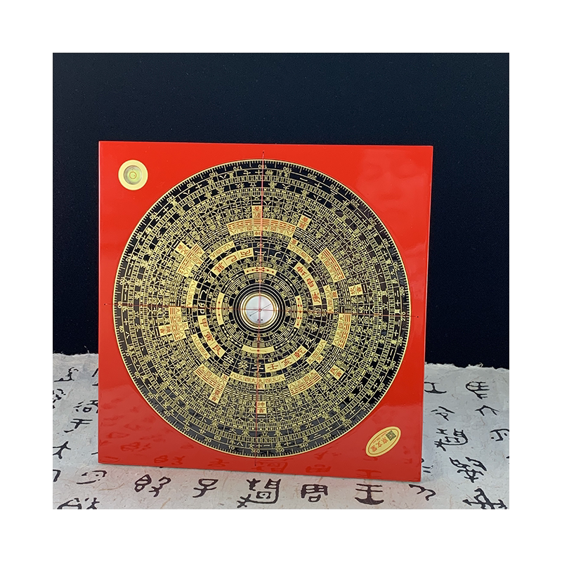 台湾户外罗盘木质日星堂三元罗盘