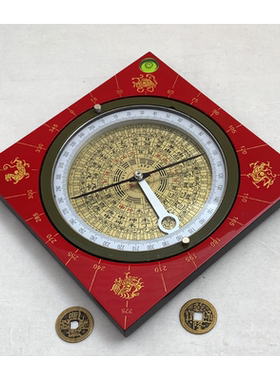 加长强磁针地质罗盘5寸综合盘