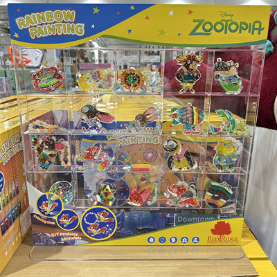 开市客代购疯狂动物城DIY手绘挂饰儿童益智玩具儿童生日礼物送礼