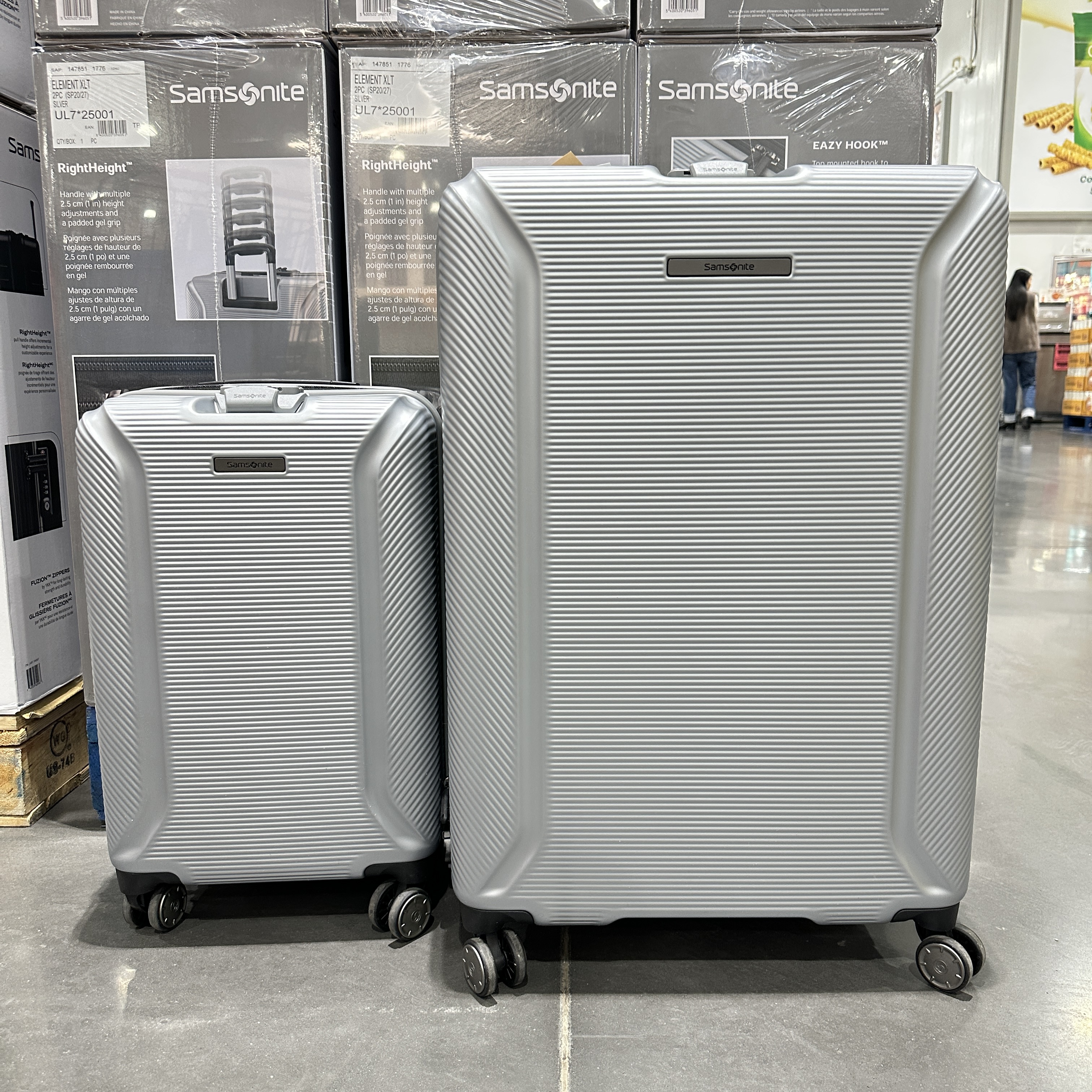 开市客Samsonite新秀丽行李箱拉杆箱20+27寸万向轮2025新款登机箱