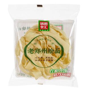 锅圈食汇火锅烩面耐煮老郑州烩面河南烩面宽面手抻面非油炸袋装