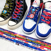 适配vans1970s空军一号af1dunk aj1白蓝红黄拼接美国队长鞋 带男女