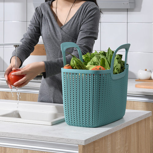 买菜篮子厨房软料手提收纳购物篮