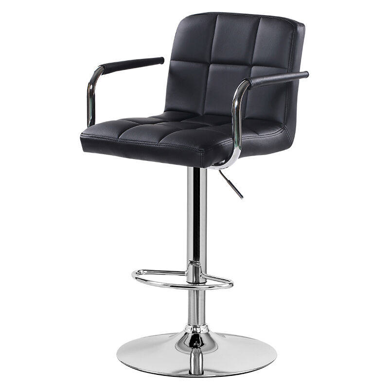 奈高时尚吧台椅酒吧椅前台椅子吧台凳子高脚凳可升降圆盘吧台椅-O