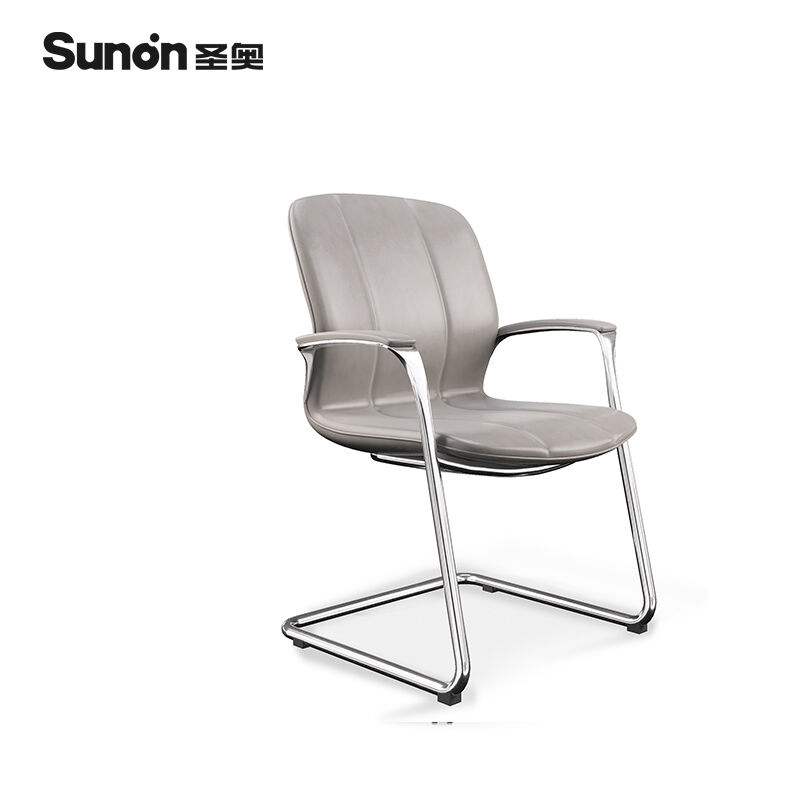 圣奥(sunon)卡曼电脑椅办公椅人体工学皮椅子职员会议椅纳帕皮