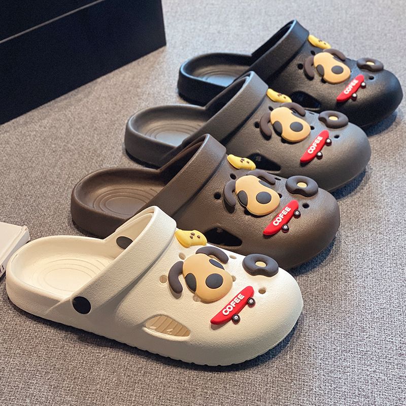COHOIEVA可爱饰品洞洞鞋