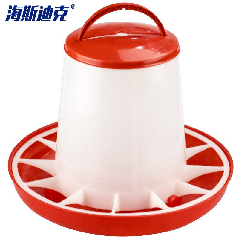 海斯迪克HKCC30加厚饲料桶饲养鸡鸭鹅自动下料桶养鸡设备用品带