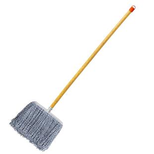 墩布尘推拖布KB3452蓝白40cm木 木杆拖把棉线老式 科力邦 Kelibang