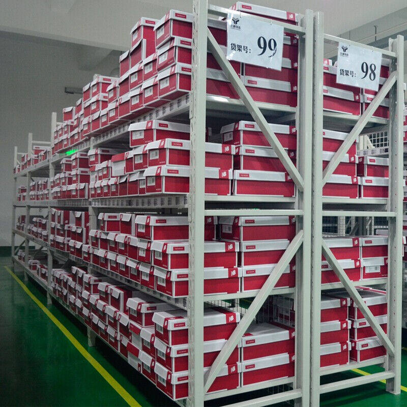 易存仓储货架仓库货物架家用置物架子均载250kg/层白色150*50*200