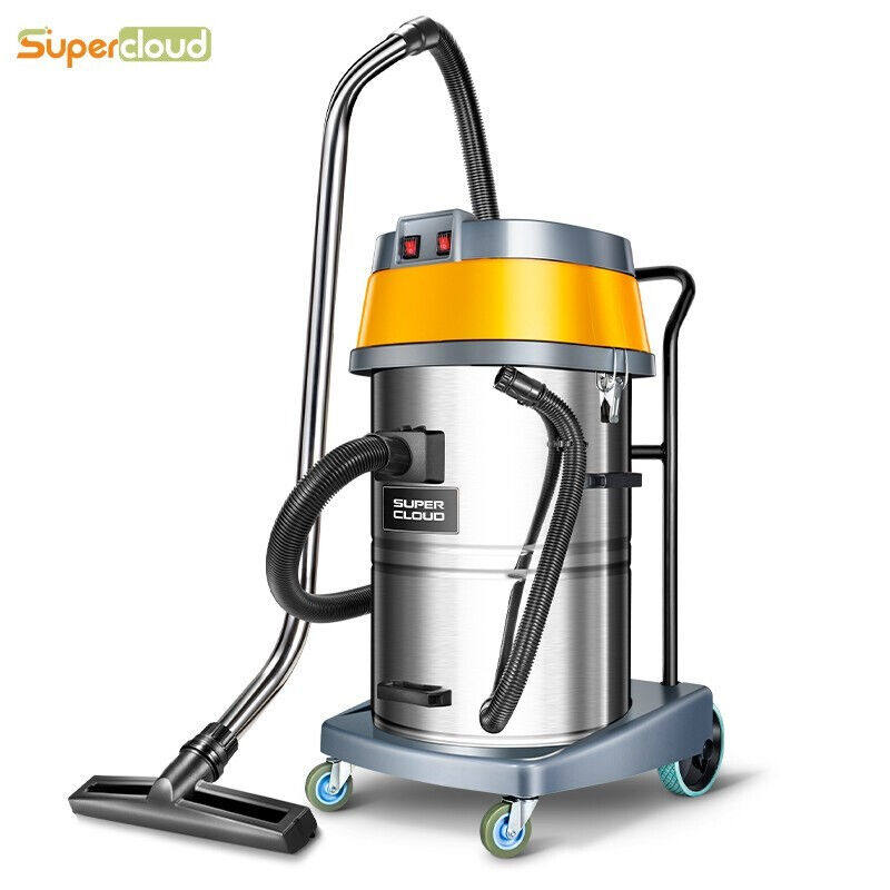 Supercloud大型商用工业吸尘器桶式强力大功率3200w酒店专用干湿