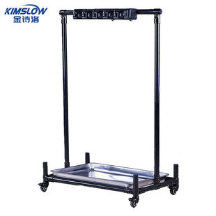 金诗洛K403落地式 可移动拖把架扫把墩布置物沥水整理架清洁工具挂