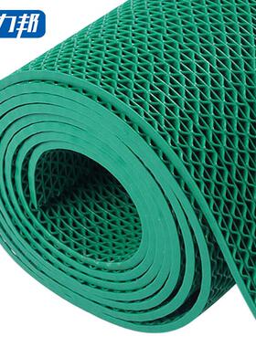 科力邦(Kelibang)PVC镂空防滑地垫S型隔水垫KB12130.9m*1m绿色/片