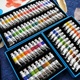 美术学生专用水彩管状颜料 鲁本斯卡洛林水彩颜料12色24色36色套装